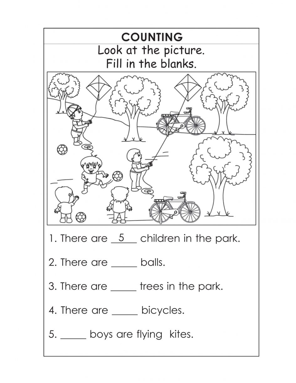 english kindergarten worksheets
