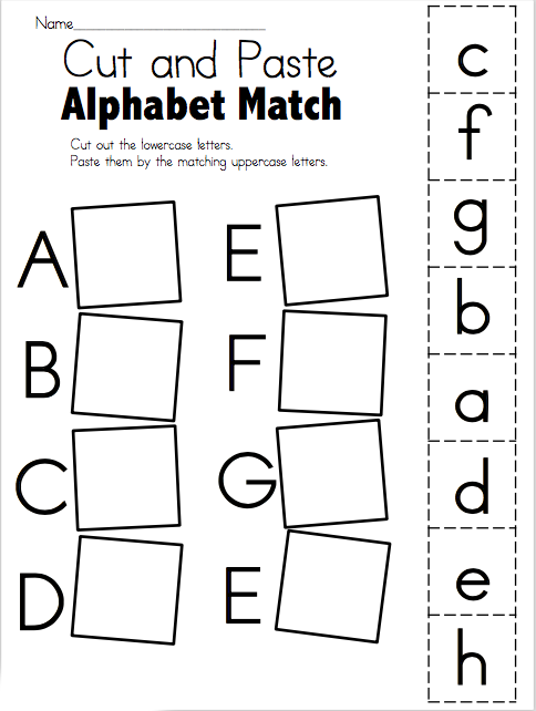 Great Letter L Worksheets Cut And Paste Alphabet Worksheets Best Coloring Pages For Kids 
