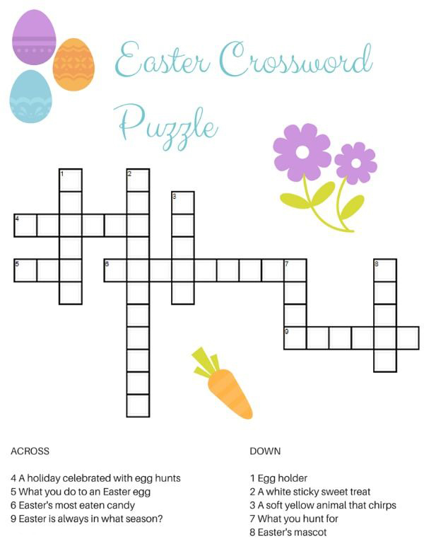 Printable Easter Puzzle Printable Word Searches