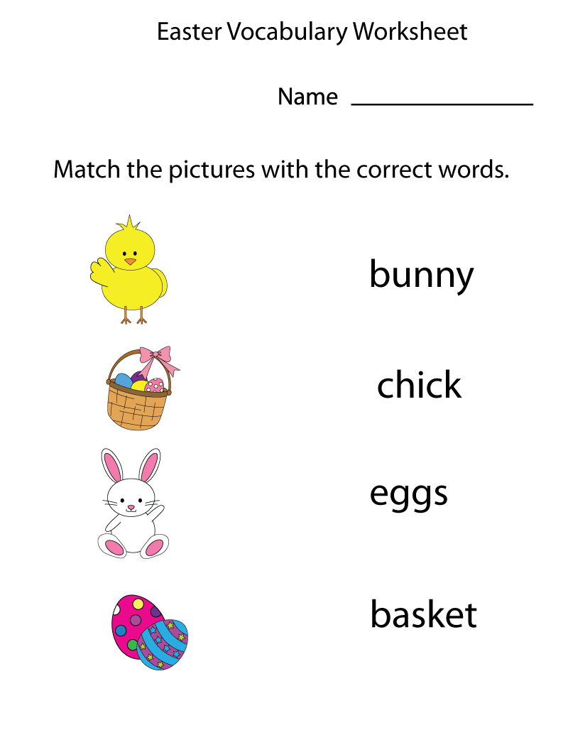 Easter Preschool Worksheets Best Coloring Pages For Kids