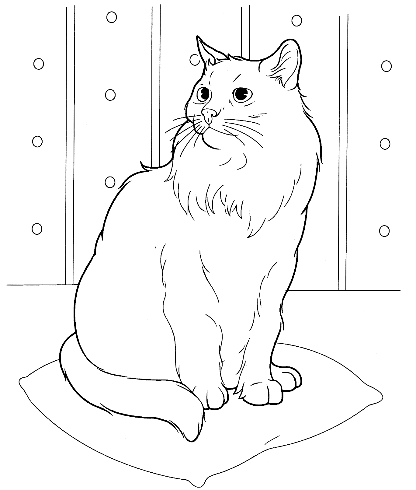 Download Cat Coloring Pages For Adults Best Coloring Pages For Kids