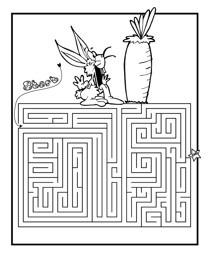 Easter Printable Mazes Printable Word Searches