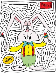 Easter Mazes Best Coloring Pages For Kids