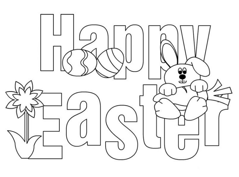 Easter Worksheets - Best Coloring Pages For Kids