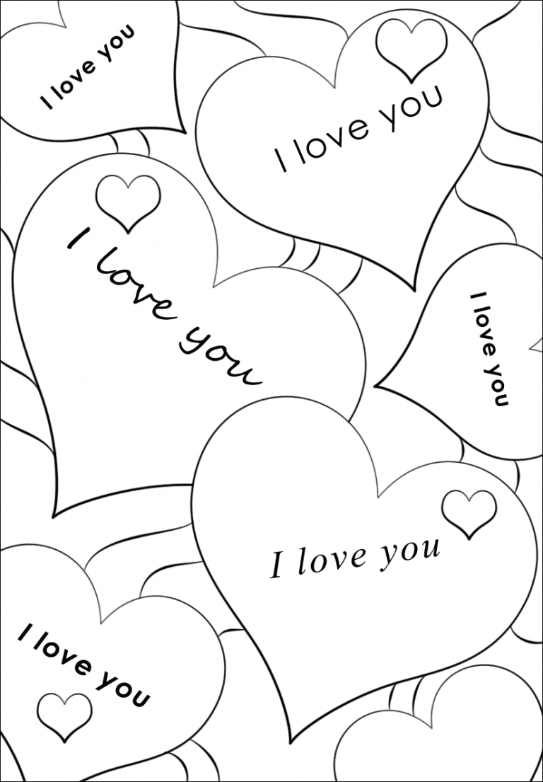 Love Coloring Pages  Best Coloring Pages For Kids