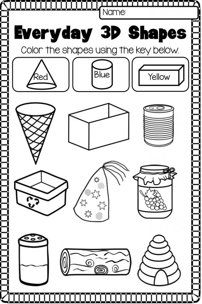 worksheet-shapes-kindergarten
