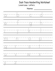 Kindergarten Handwriting Worksheets - Best Coloring Pages For Kids