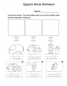 Kindergarten English Worksheets - Best Coloring Pages For Kids