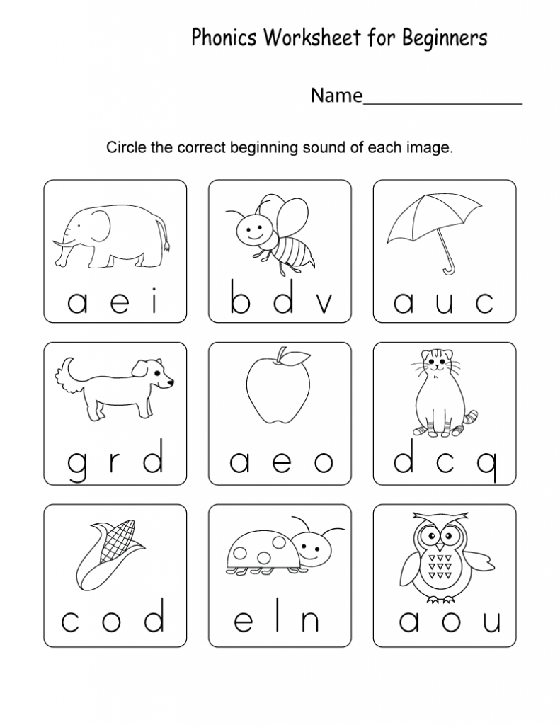 Kindergarten Phonics Best Coloring Pages For Kids