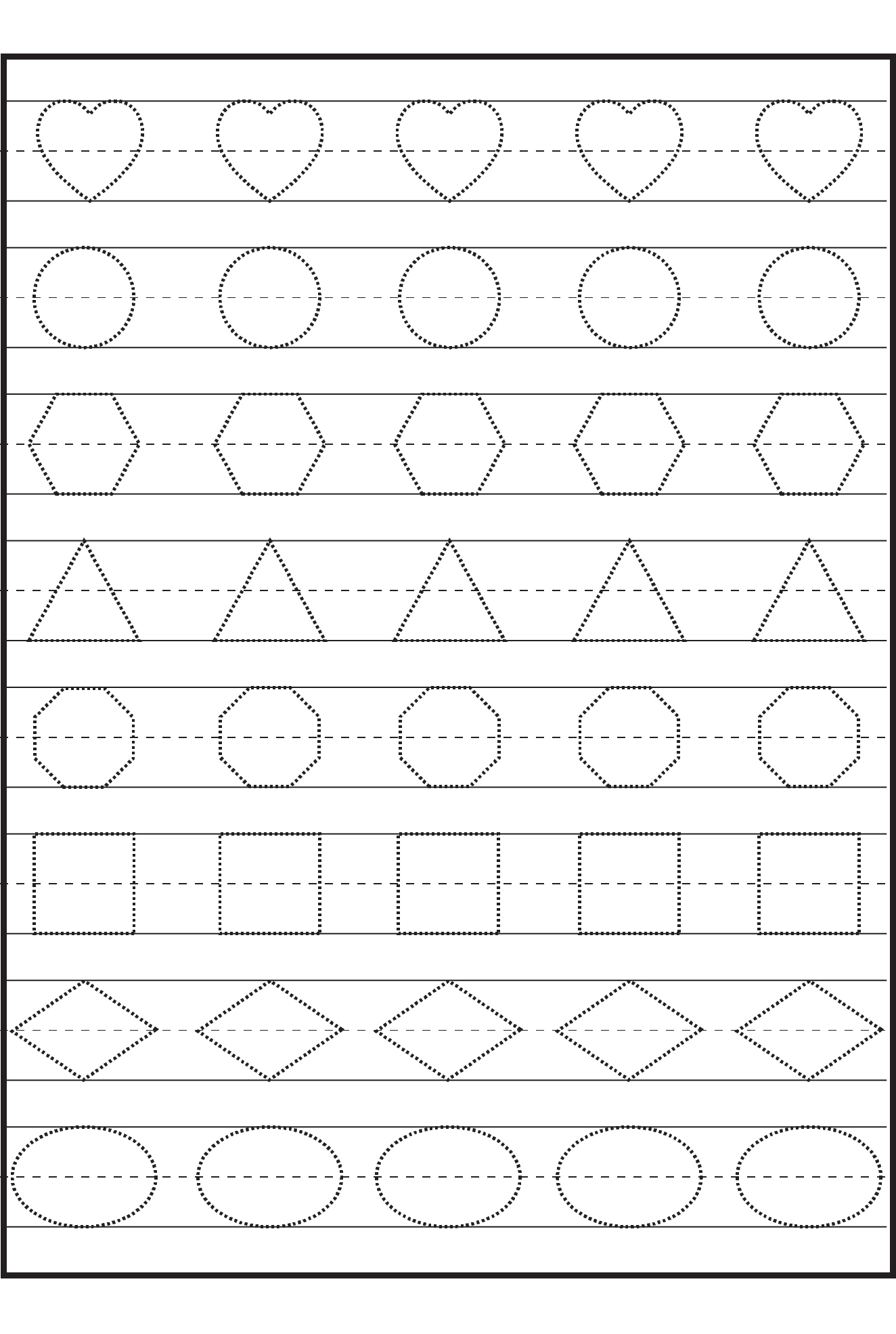 Printouts For Kindergarten Worksheet24