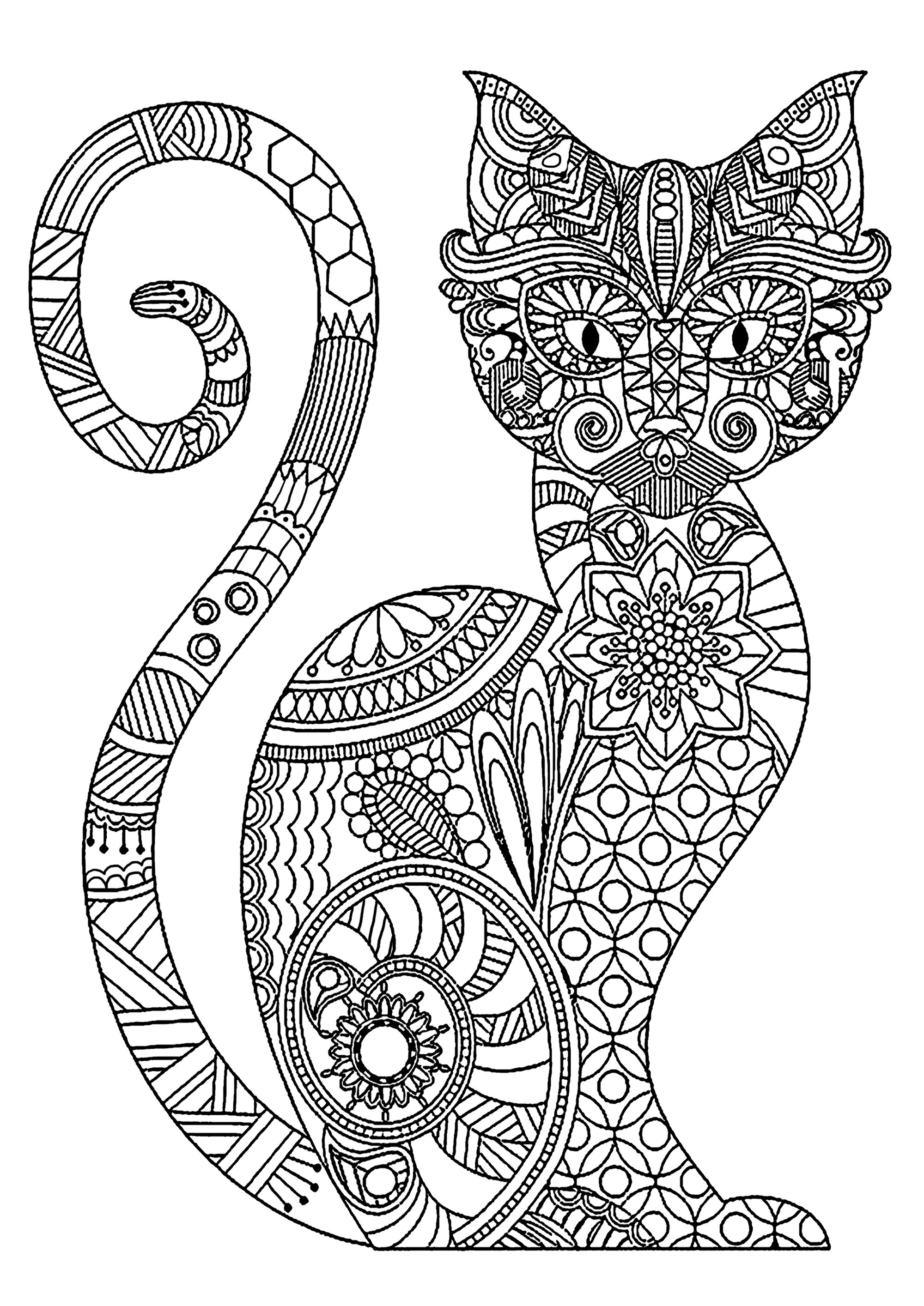 Cat Coloring Pages for Adults - Microsoft Apps