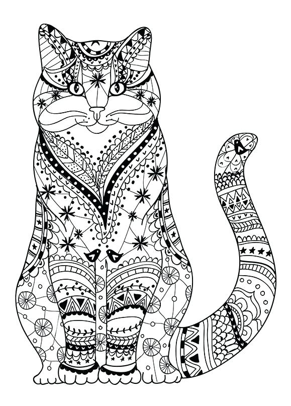 Download Cat Coloring Pages for Adults - Best Coloring Pages For Kids
