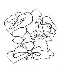 Roses and Hearts Coloring Pages - Best Coloring Pages For Kids