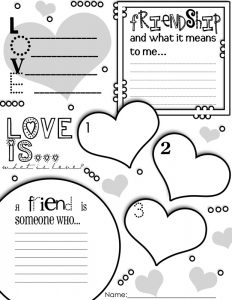 Valentines Worksheets - Best Coloring Pages For Kids