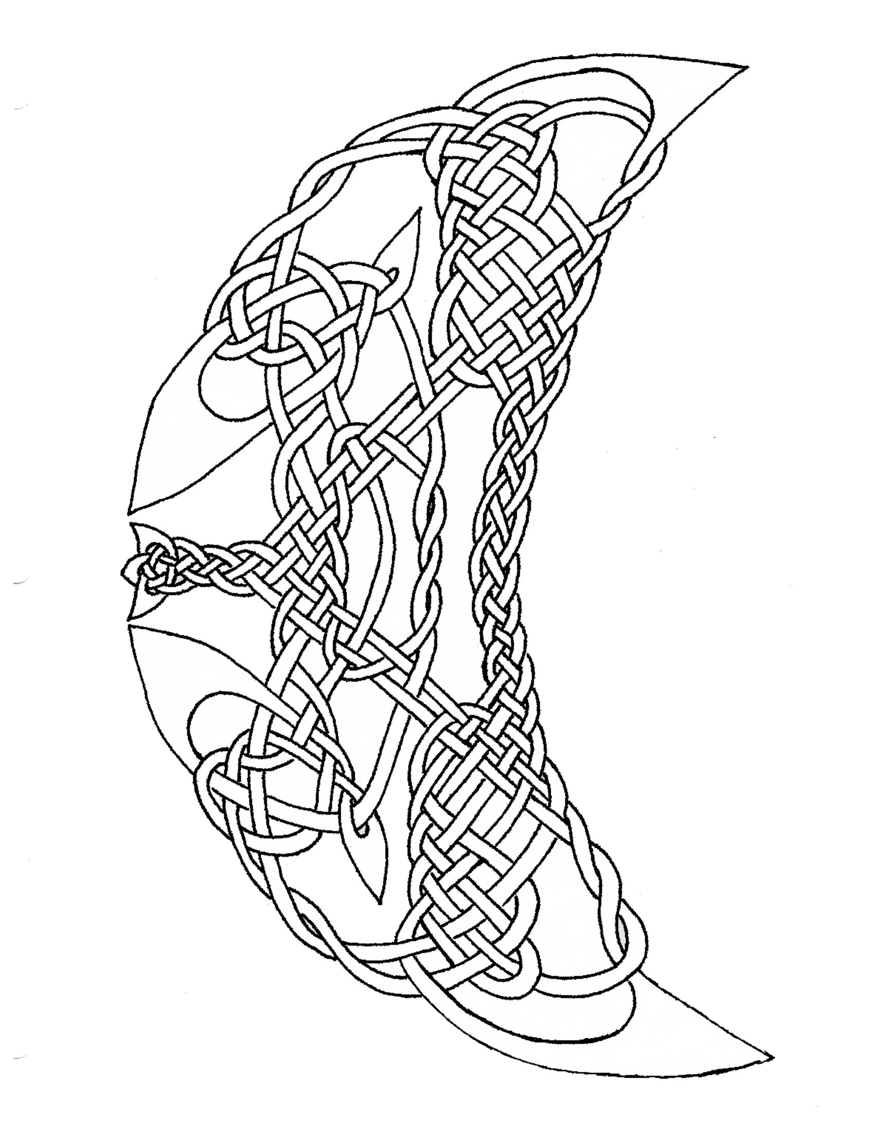 celtic coloring page