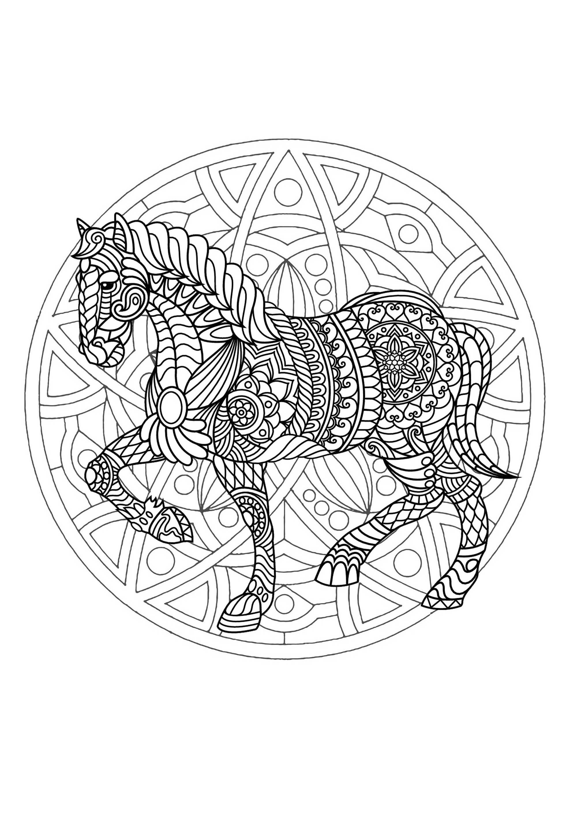 Animal Mandala Coloring Pages Best Coloring Pages For Kids