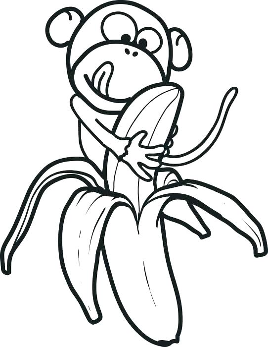 Banana Coloring page  Fruit coloring pages, Vegetable coloring pages,  Coloring pages