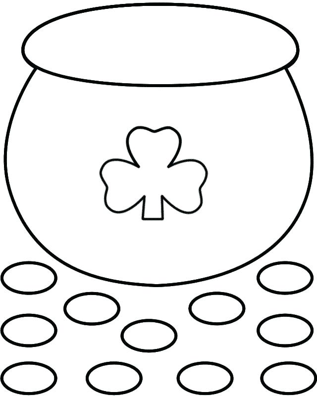 Free Printable Pot Of Gold Coloring Pages Free Printable Templates