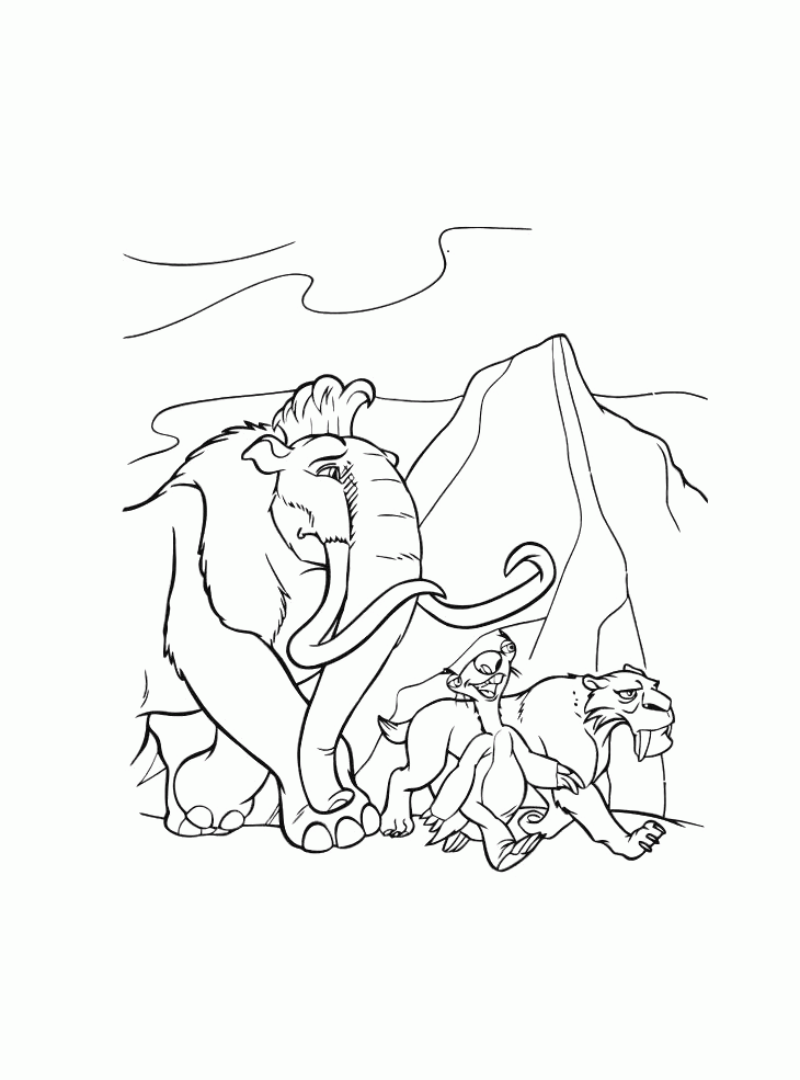 Ice Age Coloring Pages - Best Coloring Pages For Kids
