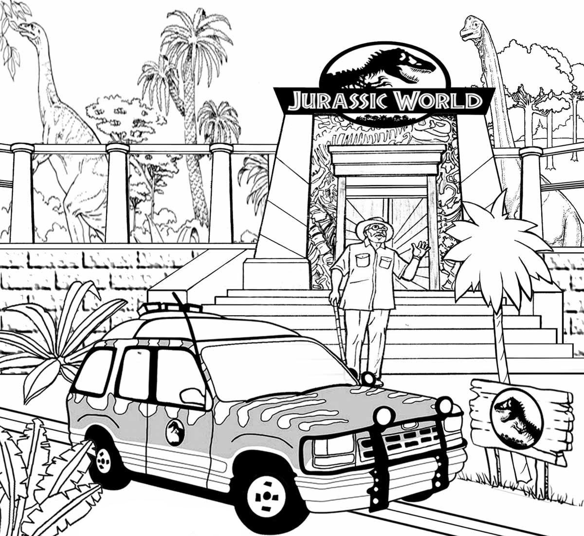 Jurassic World Coloring Pages Best Coloring Pages For Kids