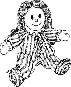 Doll Coloring Pages - Best Coloring Pages For Kids