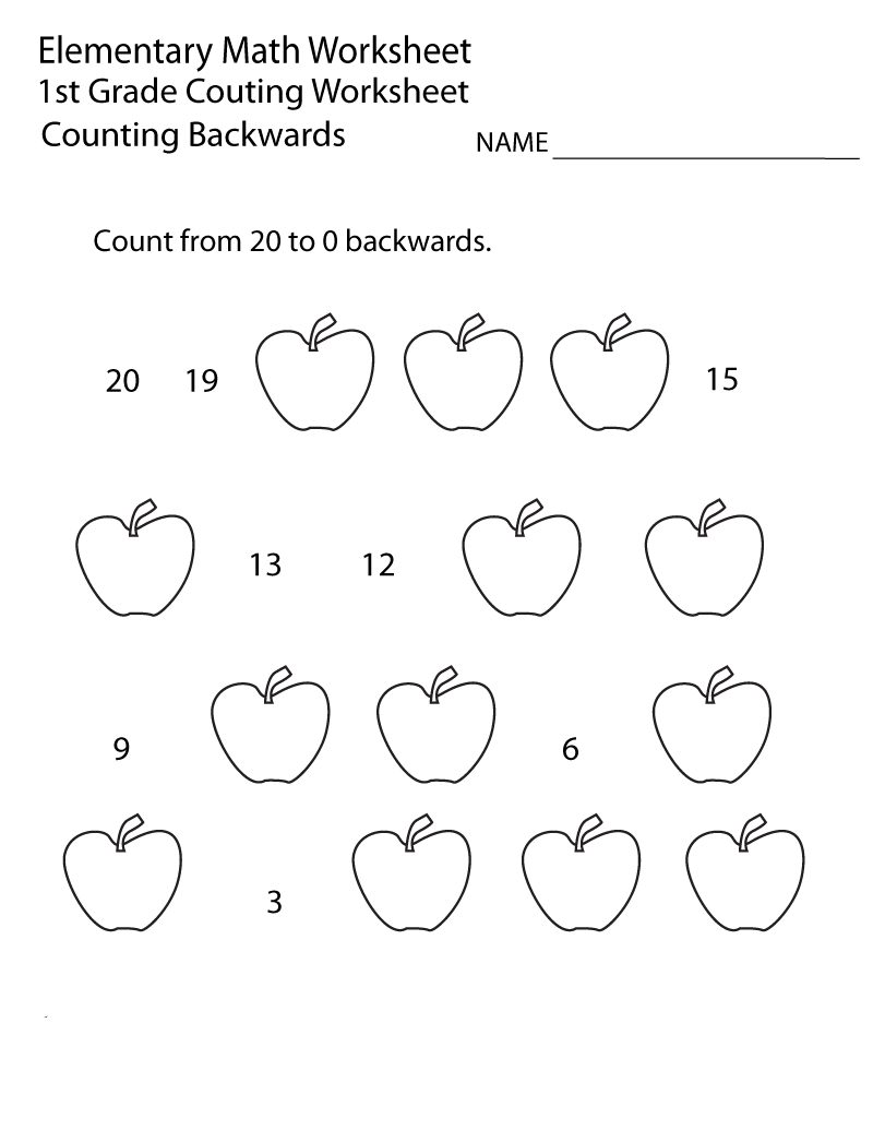 1st Grade Math Worksheets Best Coloring Pages For Kids