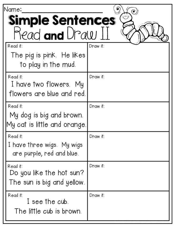 Printable Ela Worksheets For 1st Grade