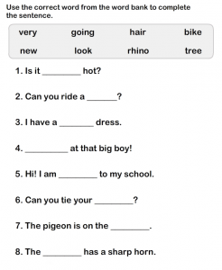 1st Grade English Worksheets - Best Coloring Pages For Kids