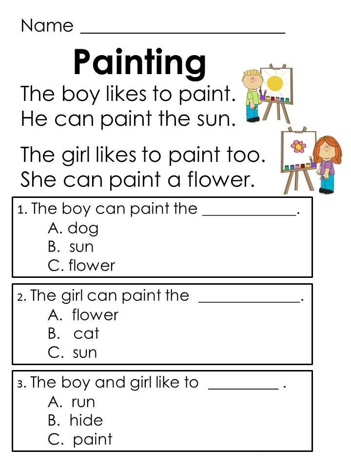 English Worksheets For Grade 1 Of Correct Blend 1st Grade English 