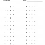 1st Grade Math Worksheet