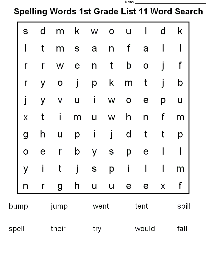 Free Easy Word Search For Kids Activity Shelter Printable 1st Grade Word Search Cool2bkids