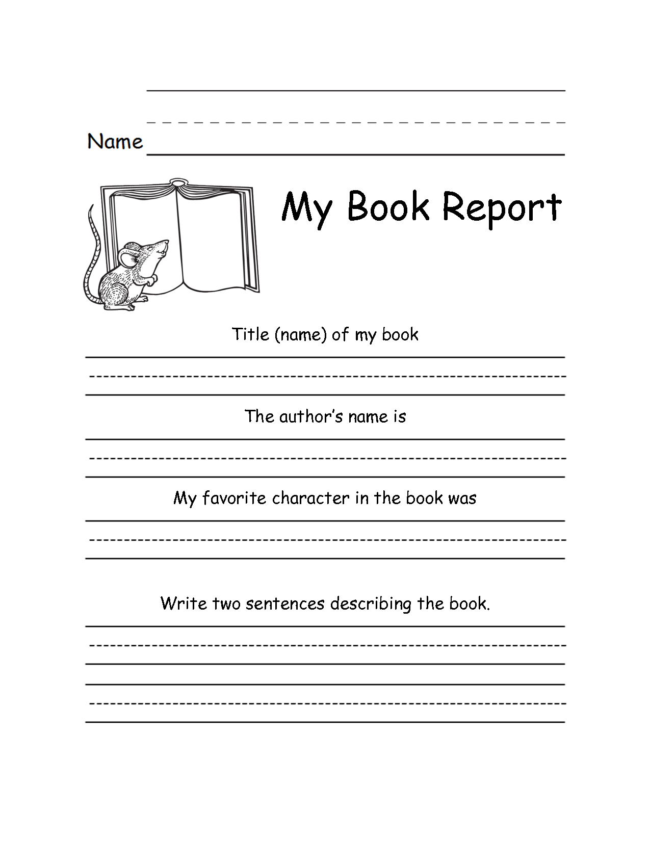 Printables For 2nd Graders