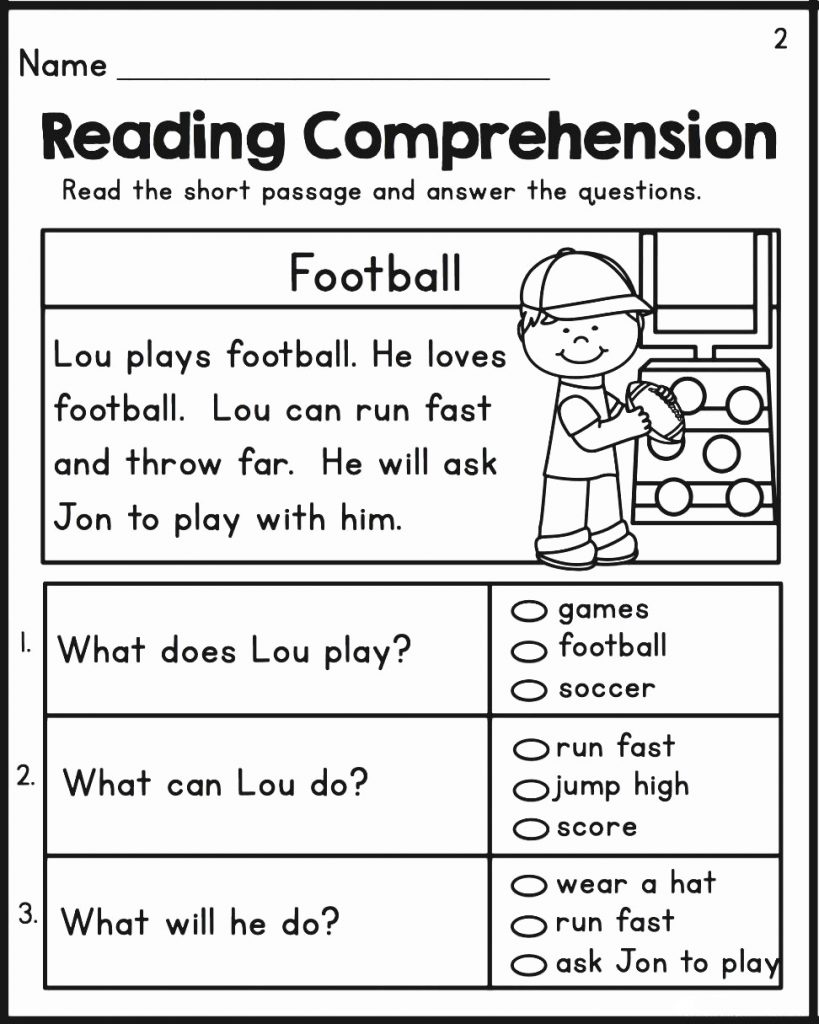 Second Grade Reading Worksheets