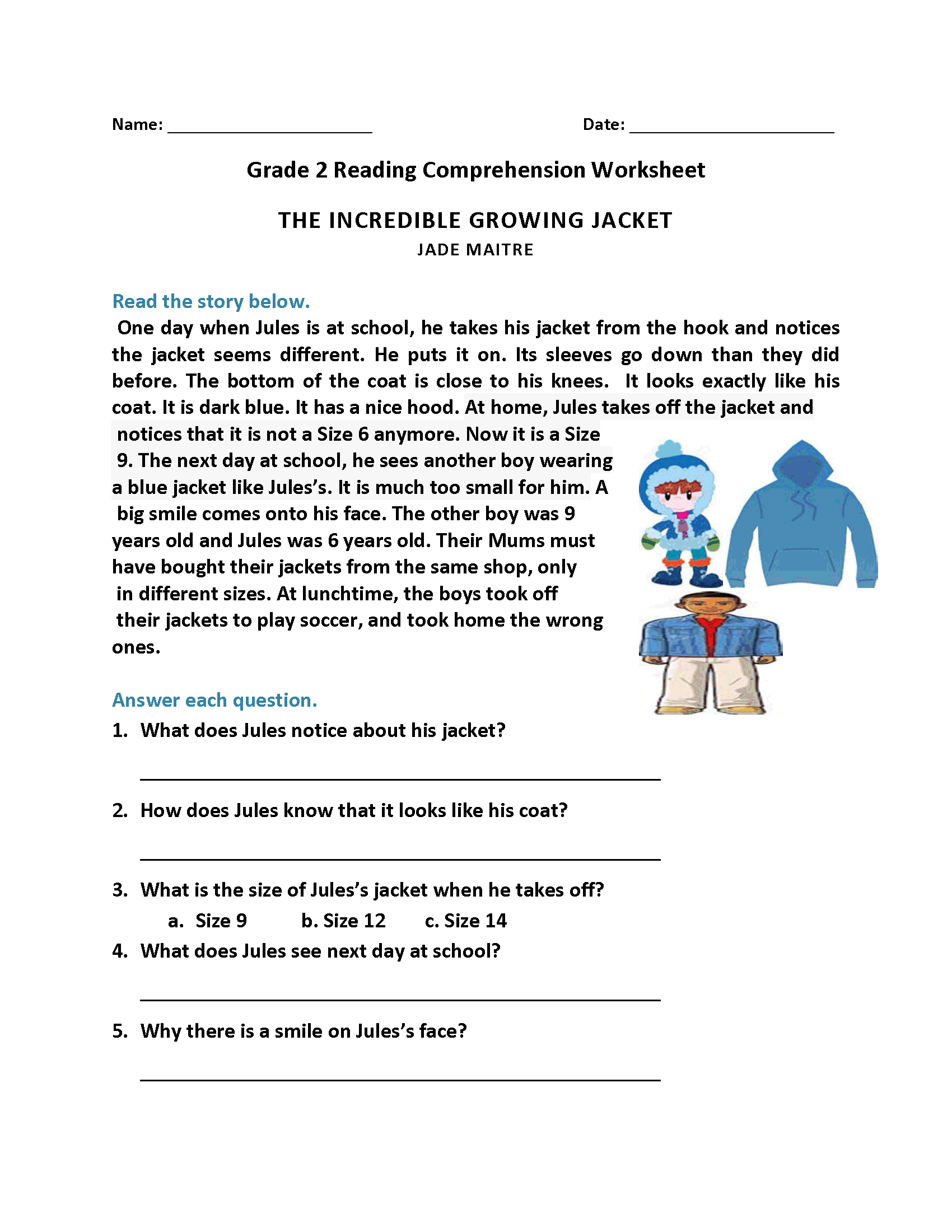 reading-comprehension-multiple-choice-worksheets