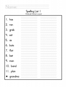 2nd Grade Spelling Worksheets - Best Coloring Pages For Kids