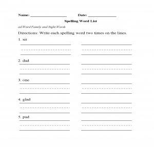 2nd Grade Spelling Worksheets - Best Coloring Pages For Kids