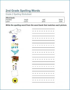 2nd Grade Spelling Worksheets - Best Coloring Pages For Kids