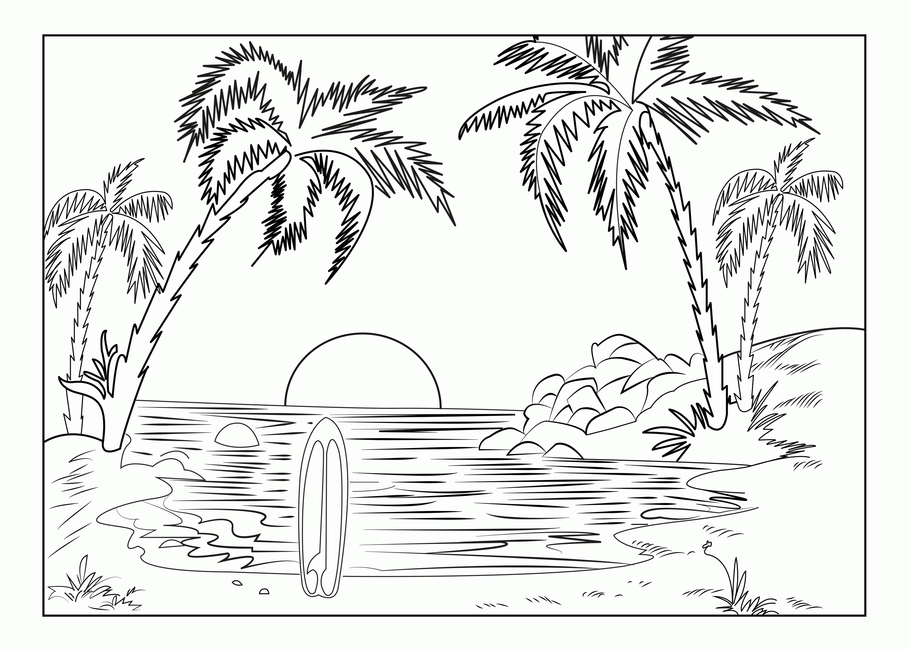 Download Scenery Coloring Pages for Adults - Best Coloring Pages ...