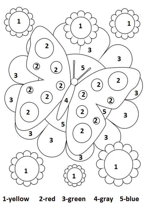 Kindergarten Coloring Worksheet - Worksheet24
