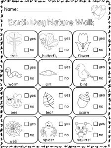 Earth Day Worksheets - Best Coloring Pages For Kids