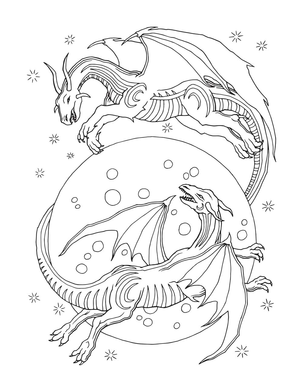 Download Dragon Coloring Pages For Adults Best Coloring Pages For Kids