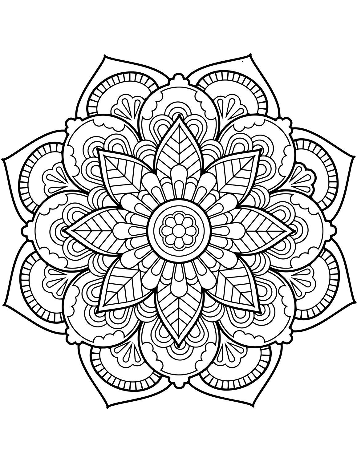Download Flower Mandala Coloring Pages Best Coloring Pages For Kids