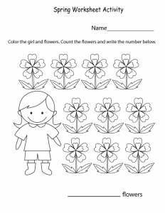 Spring Worksheets - Best Coloring Pages For Kids