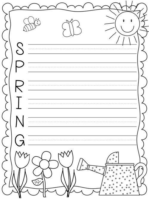 Spring Worksheets - Best Coloring Pages For Kids