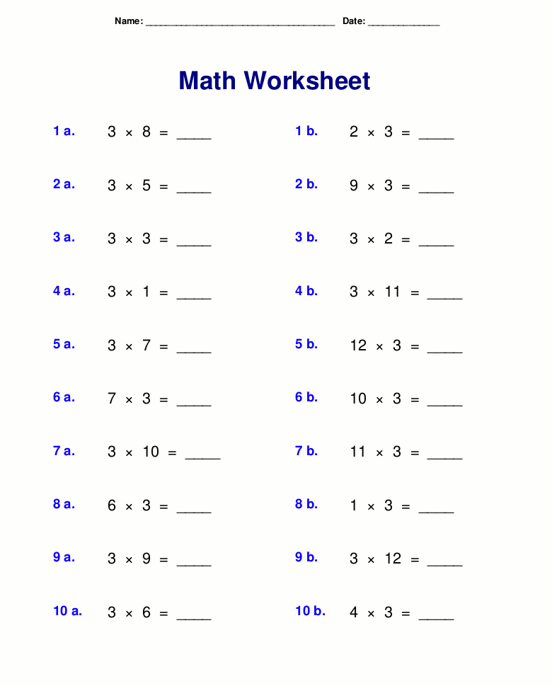 3rd grade multiplication worksheets best coloring pages