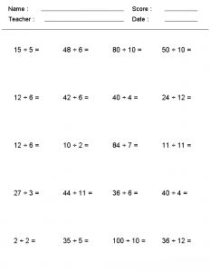 3rd Grade Math Worksheets - Best Coloring Pages For Kids