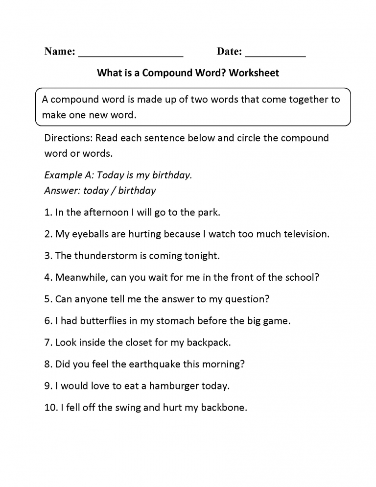 3rd Grade Worksheets - Best Coloring Pages For Kids