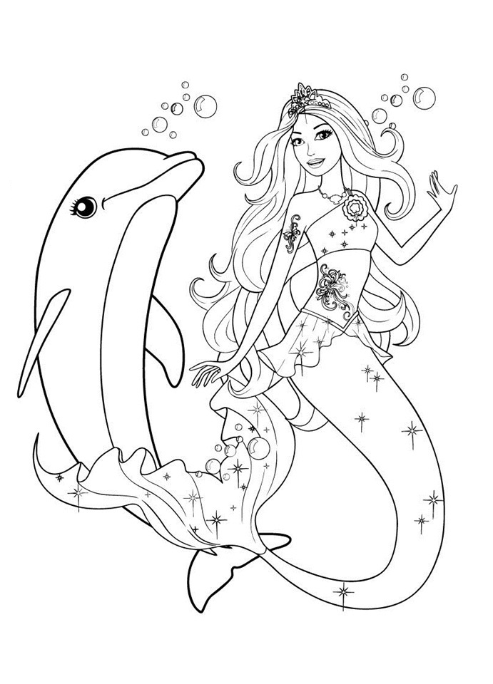 barbie mermaid coloring pages  best coloring pages for kids