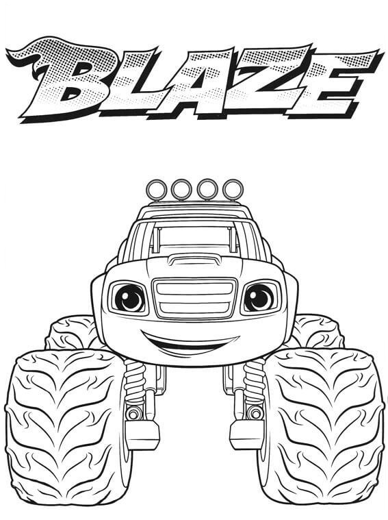 blaze and the monster machines coloring pages  best