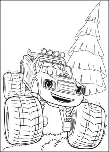 Blaze and the Monster Machines Coloring Pages - Best Coloring Pages For ...